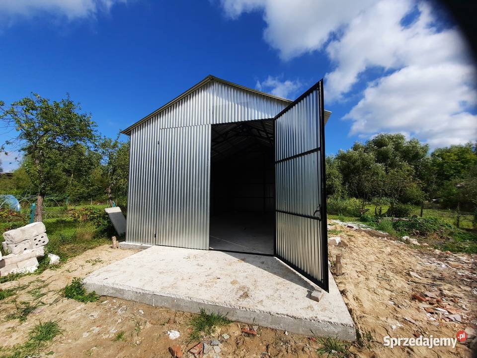 65B Garaż Blaszany OCYNKOWANY Garaże Blaszane 32m2 Kraśnik sprzedam