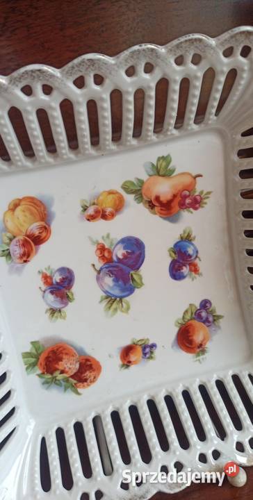Patera z ażurem Owoce Syg Wycisk w masie Gdańsk sprzedam