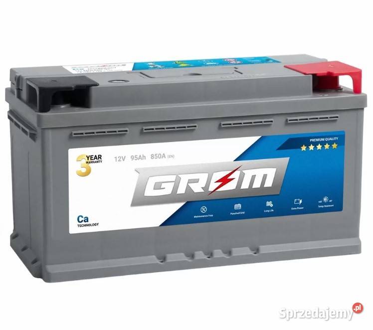 Akumulator GROM Premium 95Ah 850A EN DTR PRAWY Wałbrzych sprzedam