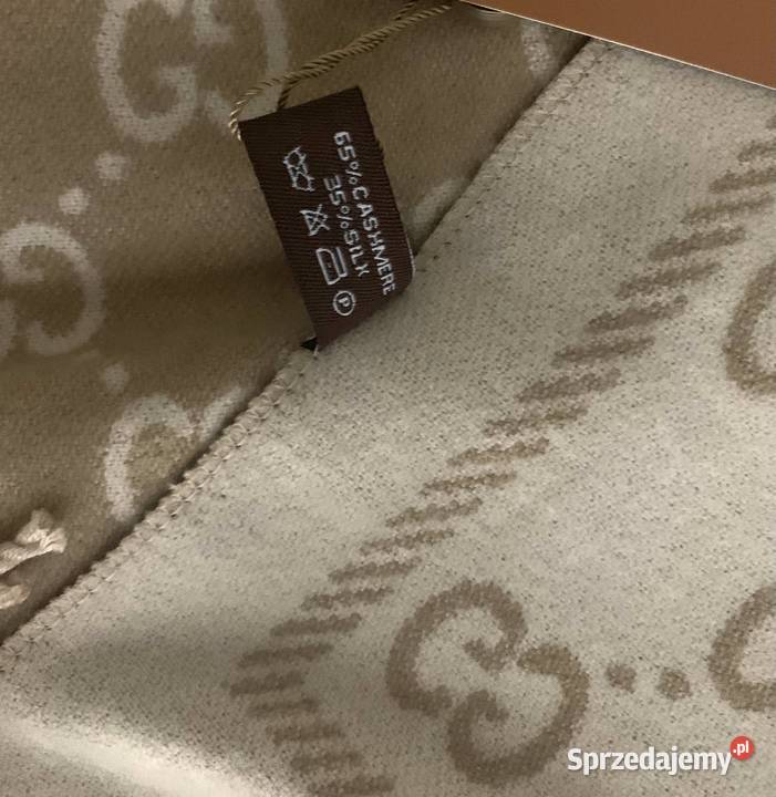 Wełniany szal Gucci pomorskie sprzedam