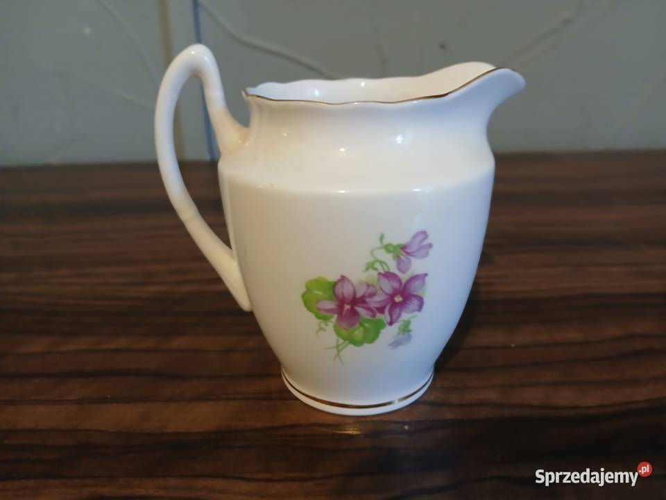 Porcelanowe mleczniki z PRLu Lublin