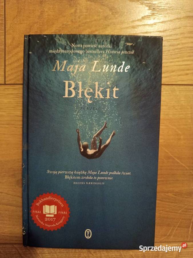 Maja Lunde Błękit twarda mazowieckie Serock sprzedam