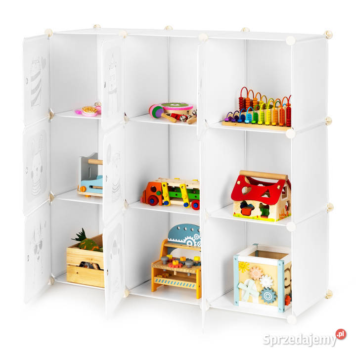 Szafka regał dzieci modułowa 9 półek dziecięca Smogorzów