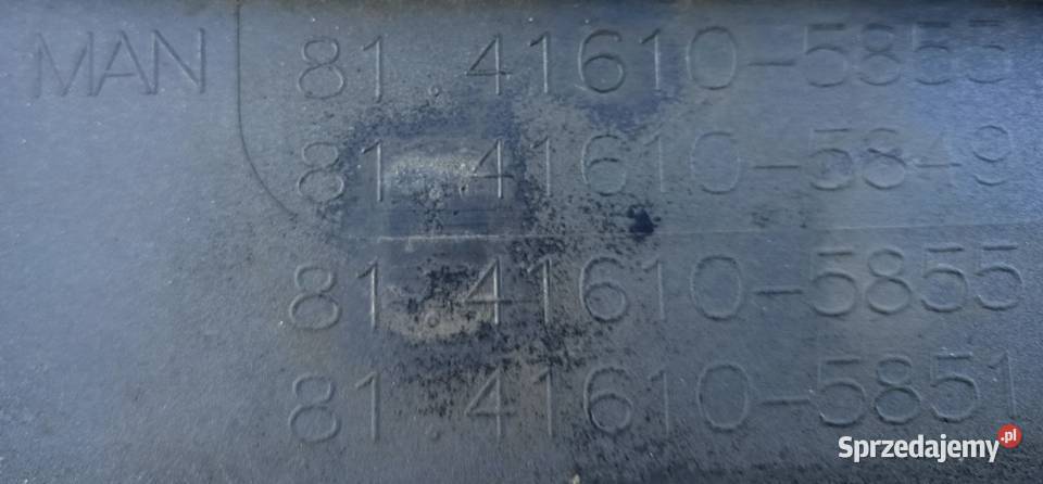 MAN TGS TG3 NAROŻNIK ZDERZAKA PRAWY SZARY Sulechów