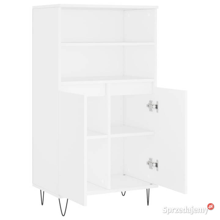 Wysoka szafka biały 60x36x110 WM831484 Pozostałe Warszawa