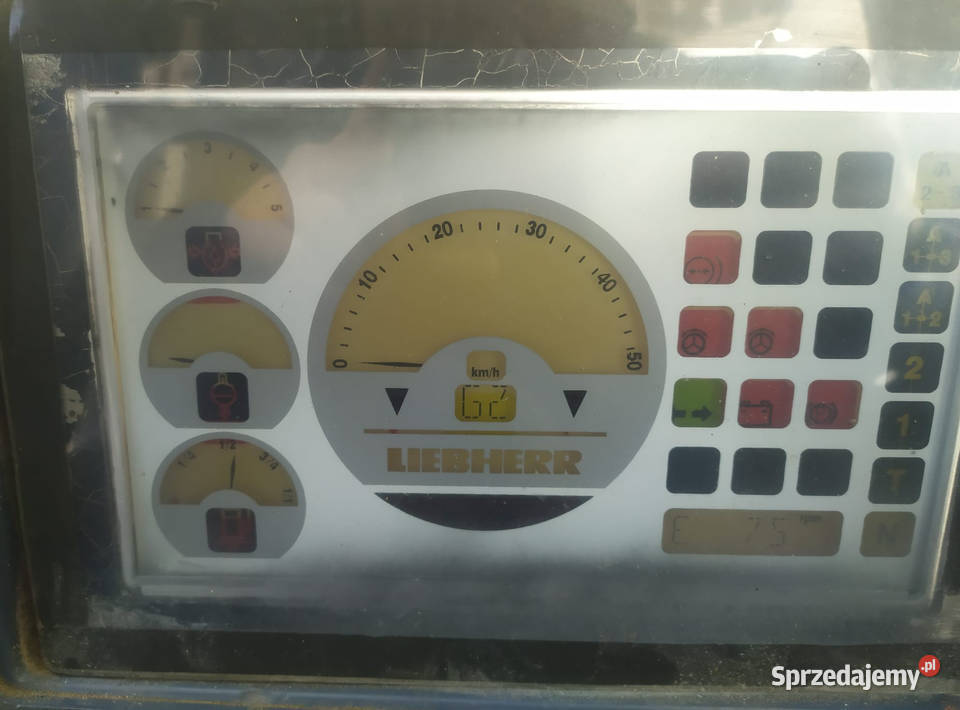 Wyposażenie Kabiny Liebherr przyciski fotel Legnica sprzedam