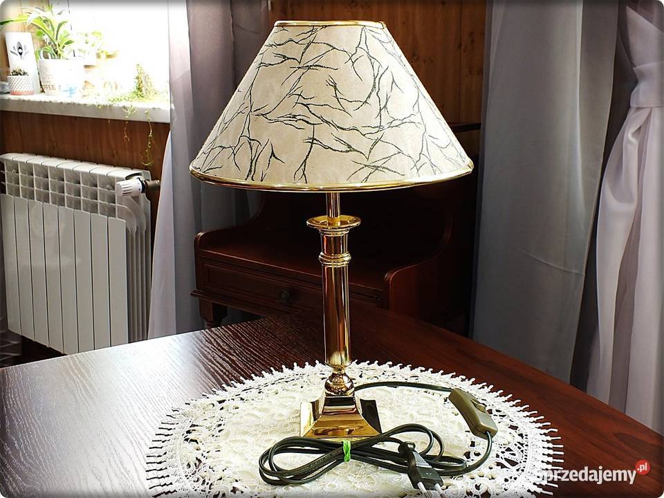 Lampka nocna wys39 Złocona Idealna do sypialni lubuskie Żary