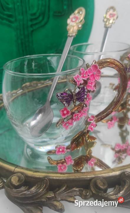 Luxury GlassyfiLuksusowa filiżanka z łyżeczką