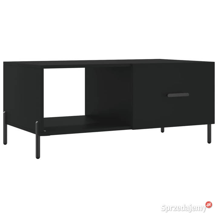Stolik kawowy czarny 90x50x40 materiał Stoły Warszawa