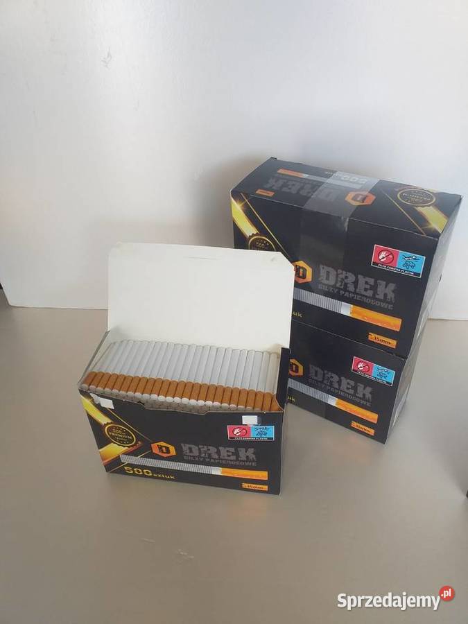 Gilzy Papierosowe DREK 500 karton zbiorczy sprzedam