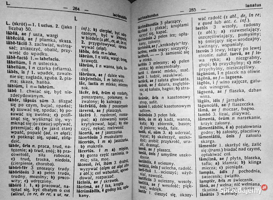 Słownik łacińskopolski Kazimierz Kumaniecki Chełm