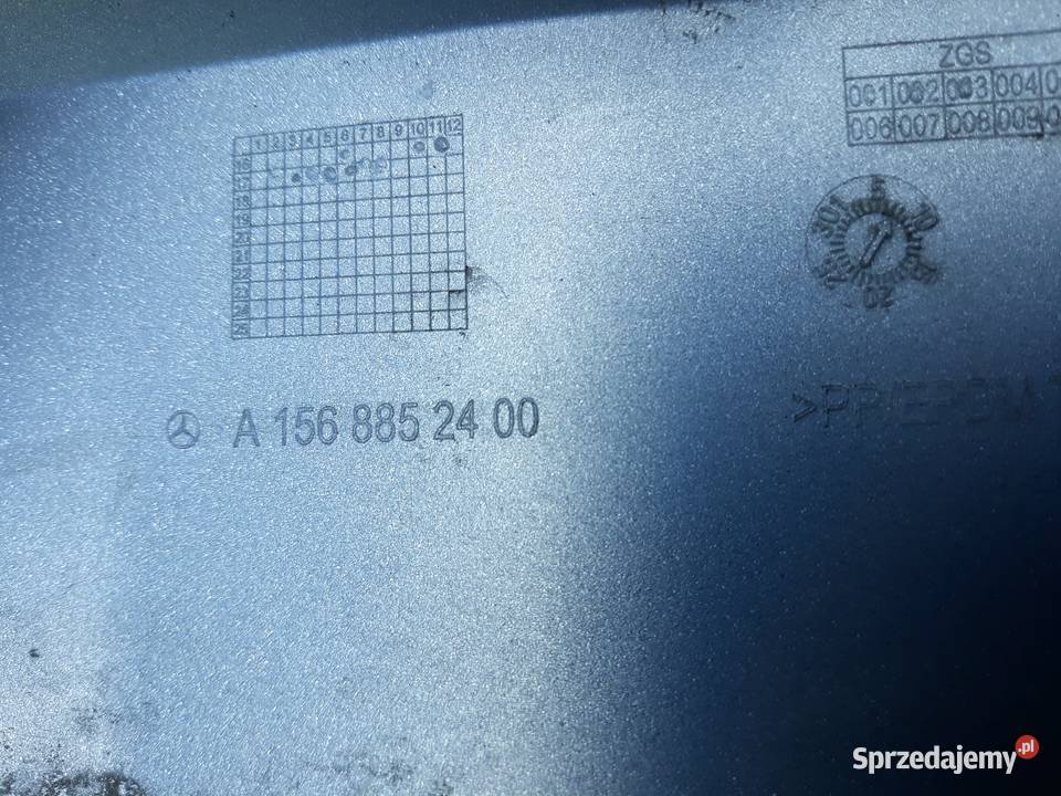 MERCEDES GLA W156 SPOILER DOKŁADKA TYŁ Międzychód