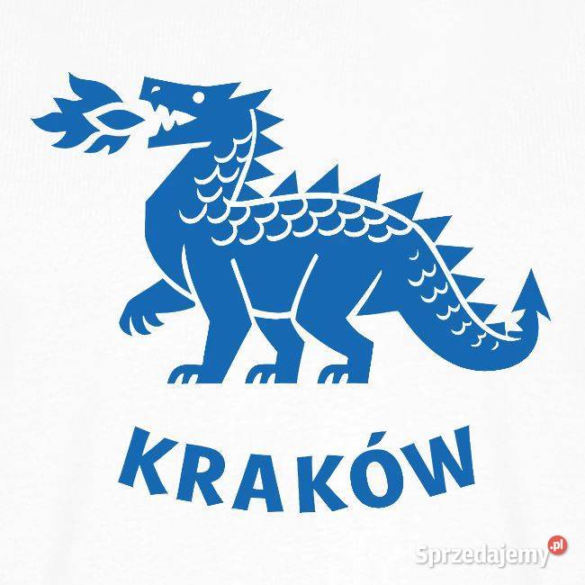 Ekologiczna koszulka męska Premium Smok Wawelski małopolskie Kraków