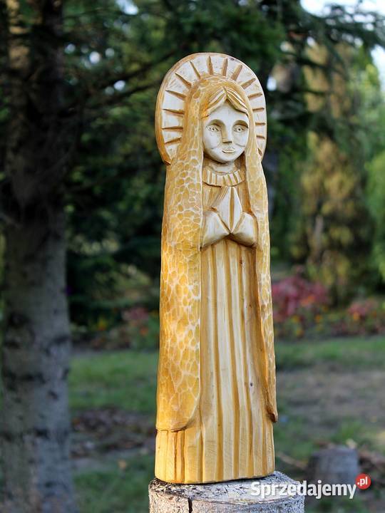 Święta Maria matka Jezusa rzeźba ludowa wielkopolskie
