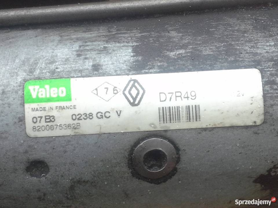 NISSAN PRIMERA p12 19 dci rozrusznik 8200075362B Dębno