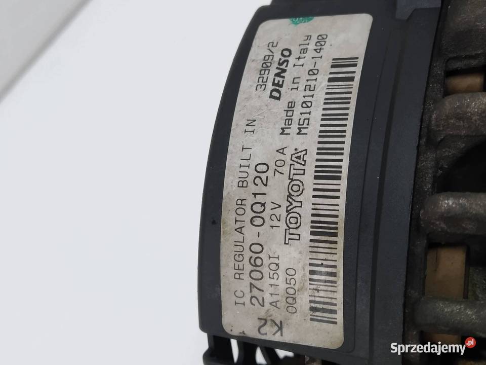 ALTERNATOR 270600Q120 10 VVTI Toyota Aygo I