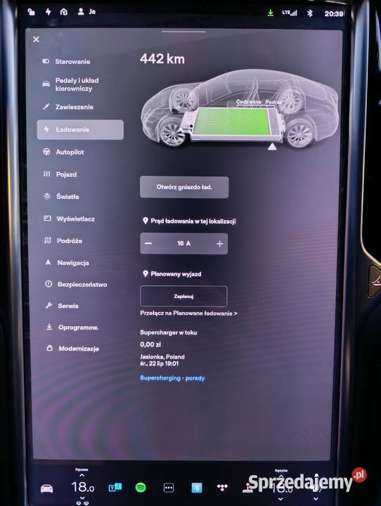 90D DARMOWE ŁADOWANIE SC01 FREE SUPER CHARGER 220000km Mielec