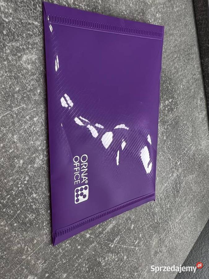 Etui opakowanie teczka na fiszki fioletowa HIT Jasło
