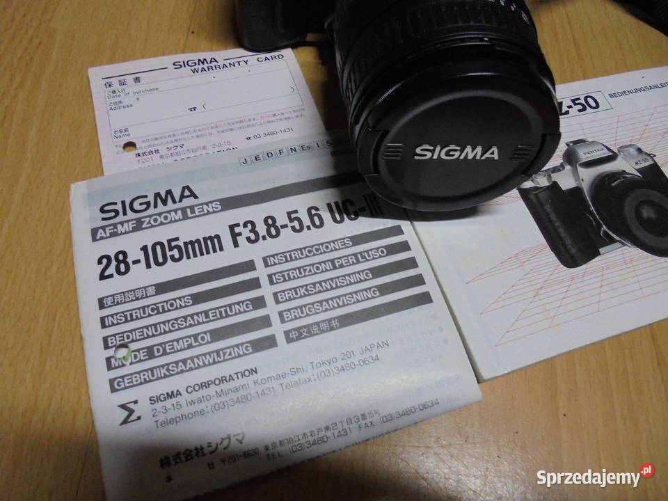 Pentax MZ50 Lustrzanka stan kolekcjonerski z