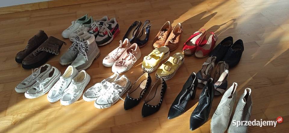 Buty damskieszpilki sandały 40 skóra
