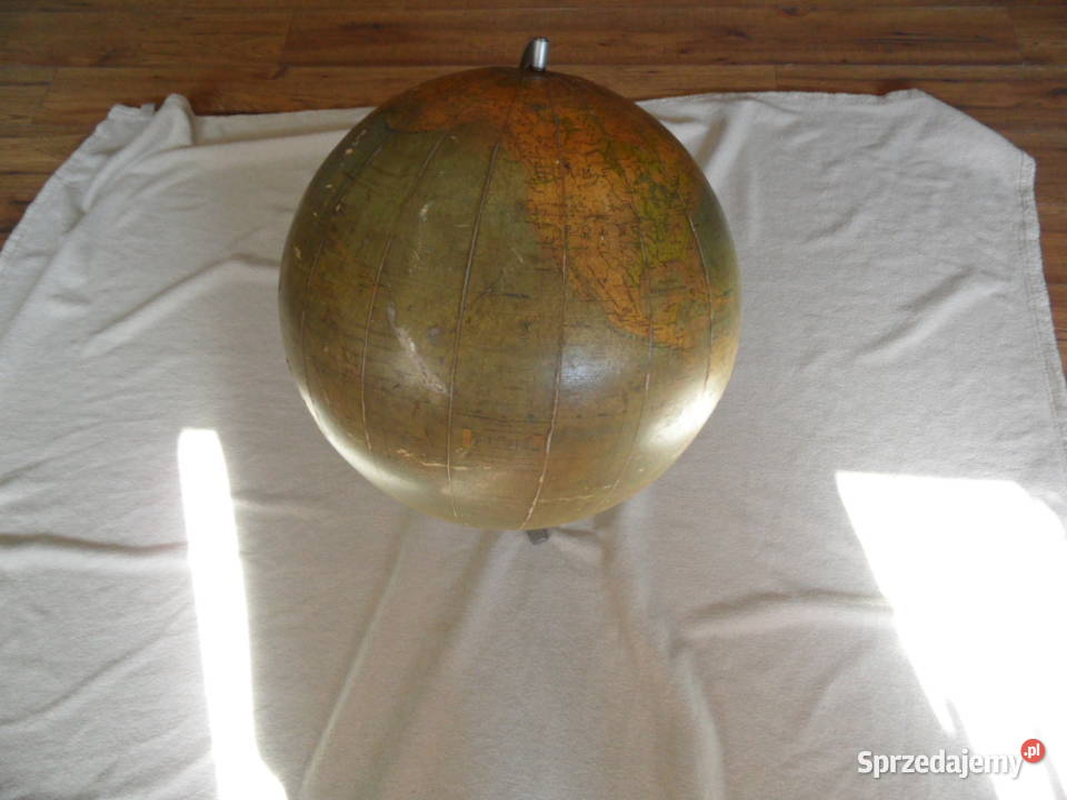 Stary duży globus szkolny z lat 60 tych Lubartów sprzedam