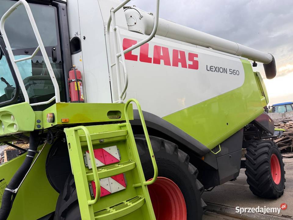 Kombajn zbożowy Claas Lexion 560 prod 2009 heder Nowa Ruda