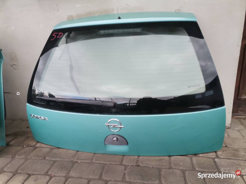 OPEL CORSA C KLAPA BAGAŻNIKA TYŁ TYLNA Z397