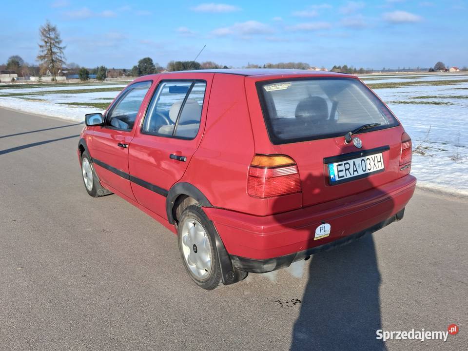 Golf 3 14 benzyna ważne opłaty pierwszy Sekursko