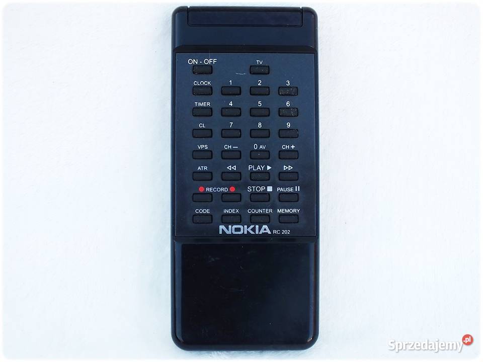 Pilot NOKIA RC202 do magnetowidów VCR ORYGINAŁ Żary