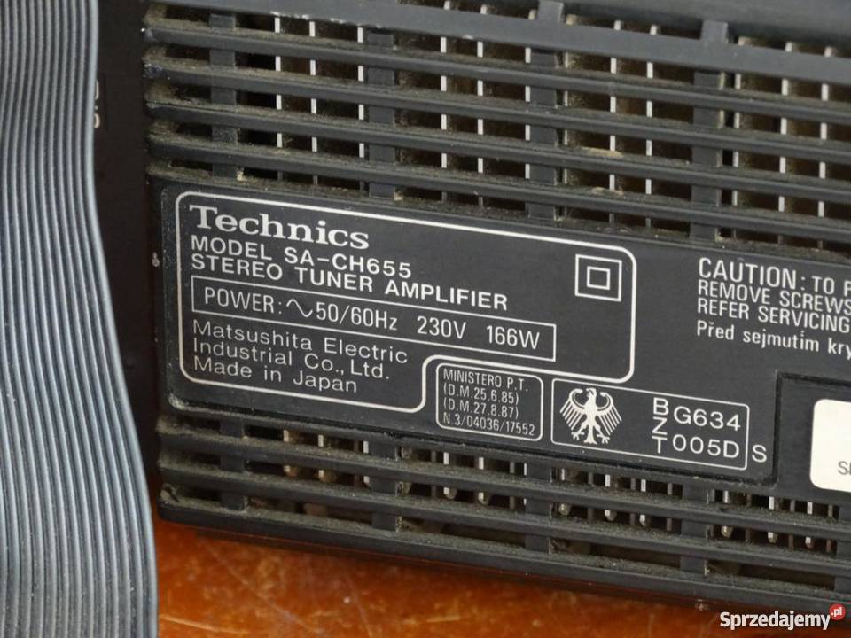 Amplituner Technics z korektorem mocny WYSYŁKA Audio podkarpackie Jasło sprzedam