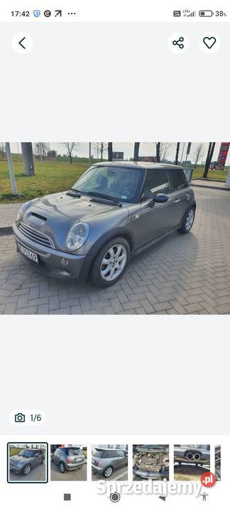 Mini Cooper S bez grama rdzy prze160 benzyna opolskie sprzedam