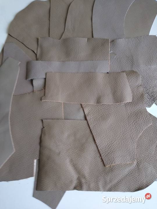 Skóra 493 g Licowa Włoska średnie i małe kawałki Rękodzieło Gdańsk