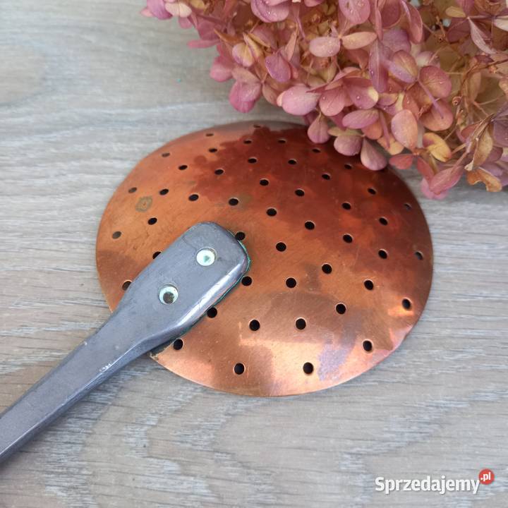 Miedziany cedzak durszlak sitko miedziane Warszawa