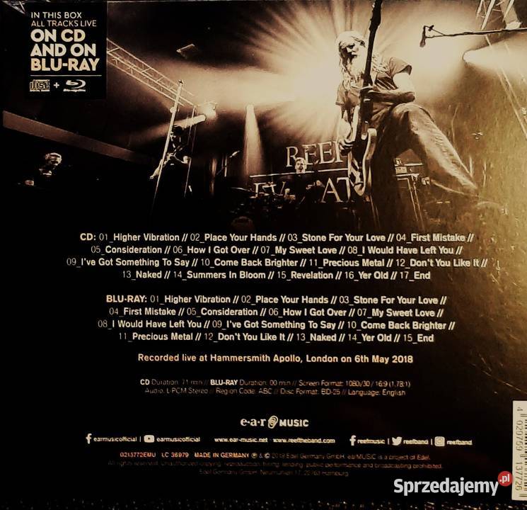 Nowy 2 Płytowy Koncert REEF In MOTION Live From Poznań