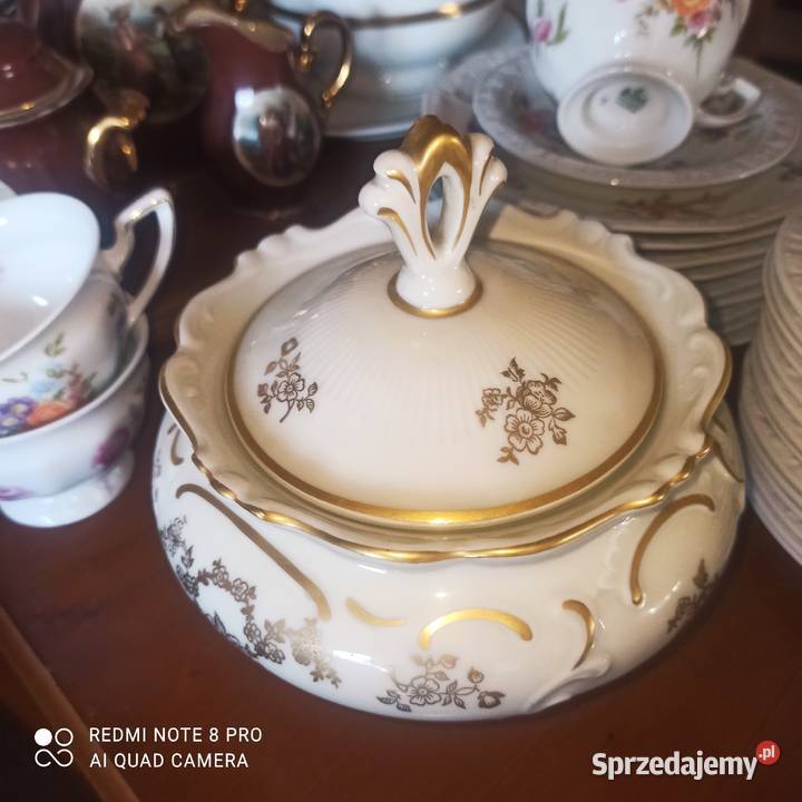 Puzdro kremowo złote Syg Schirnding US Zone Gdańsk