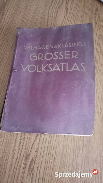 Atlas Grosser Volksatlas 1937r Pozostałe sprzedam