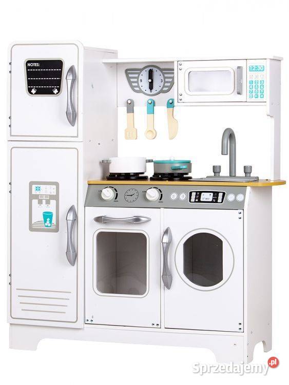 Drewniana kuchnia XXL z pralką dzieci Ecotoys Bielsk Podlaski