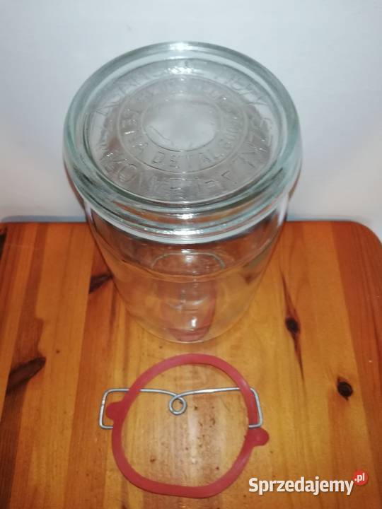 Duży słój PRLHuta Szkła w Iłowejlata 60te