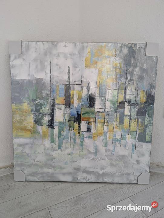 ręcznie malowany obraz na płótnie Szczecin