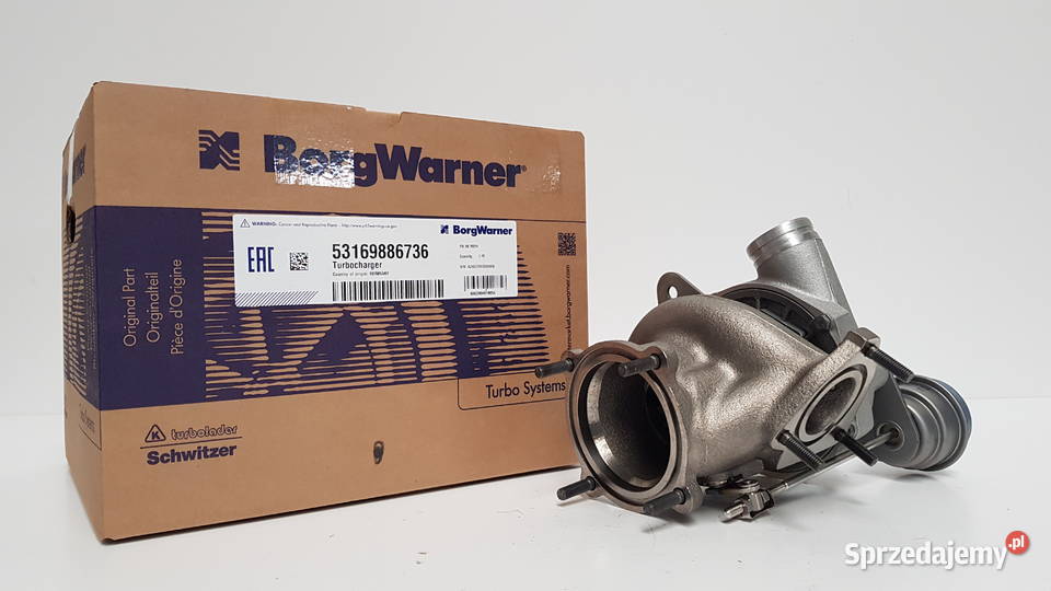 Nowa turbosprężarka BorgWarner KKK 53169886736 Siedlce
