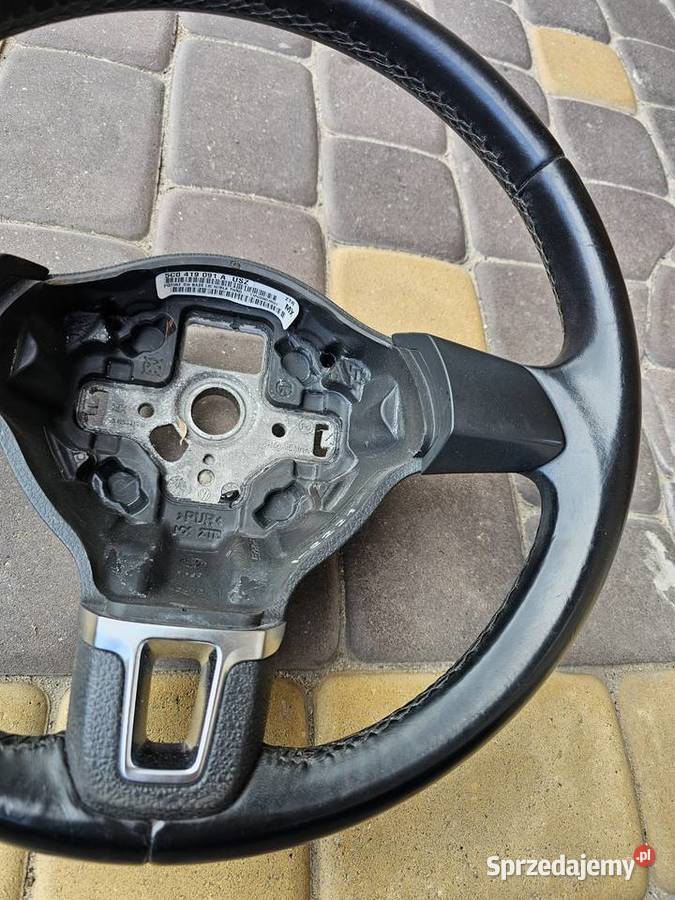 Kierownica skórzana Oryginalna VW Golf VI Jetta Radom
