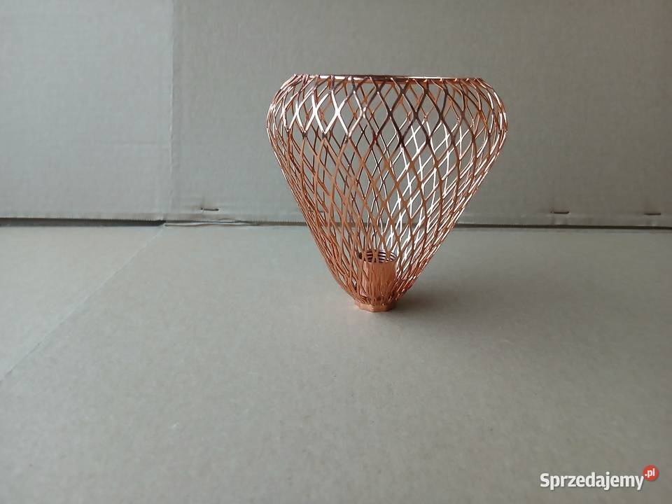 Klosz do lampy metalowy koszyczek na oprawkę G9 Warszawa
