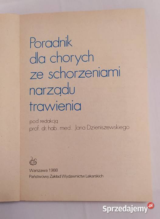 Poradnik chorych ze schorzeniami narządu sprzedam