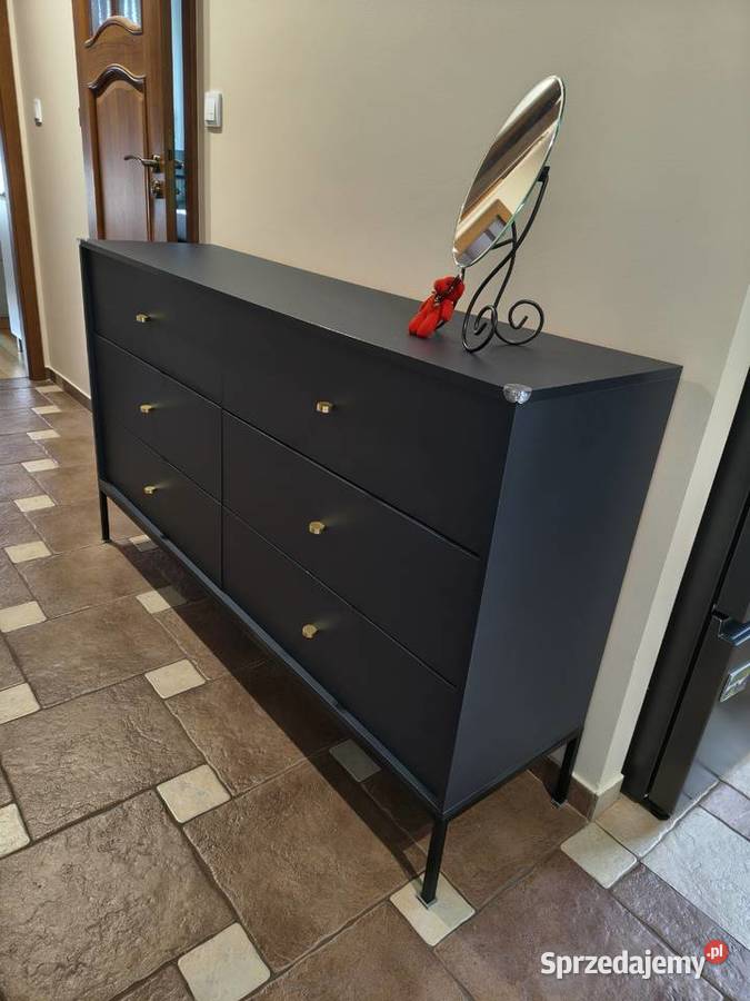 Komoda granatowa vintage 154cm Wrocław