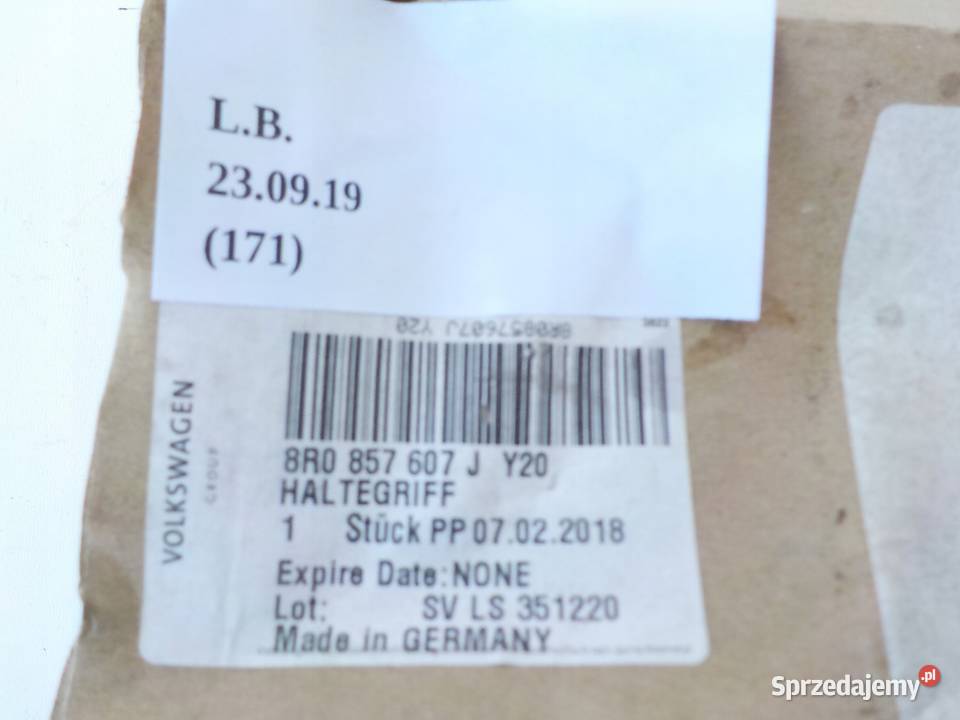 UCHWYT RĄCZKA PODSUFITKI AUDI Q3 Q5 A4 A5 Nowy Tomyśl