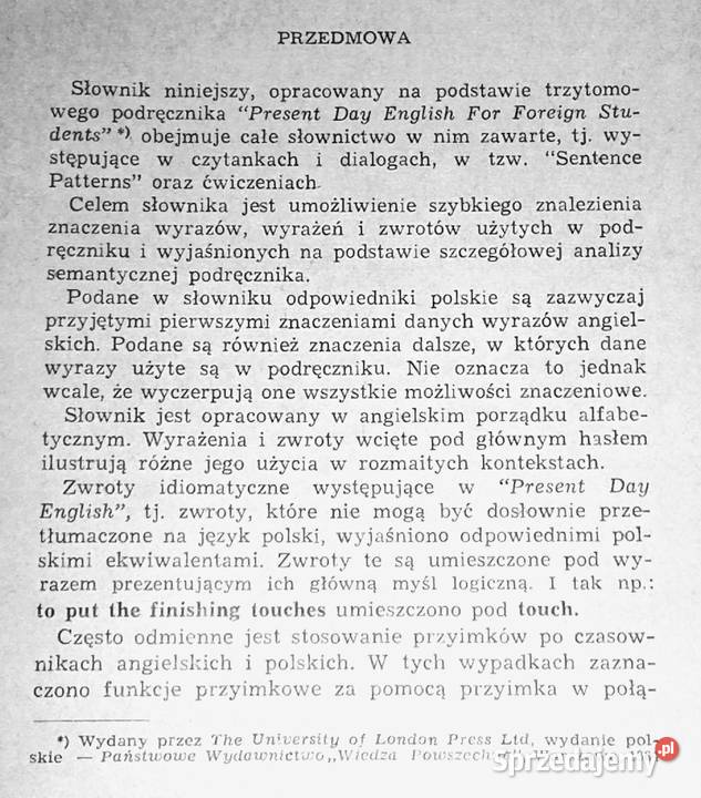 Słownik angielskopolski do podręcznika present Chełm