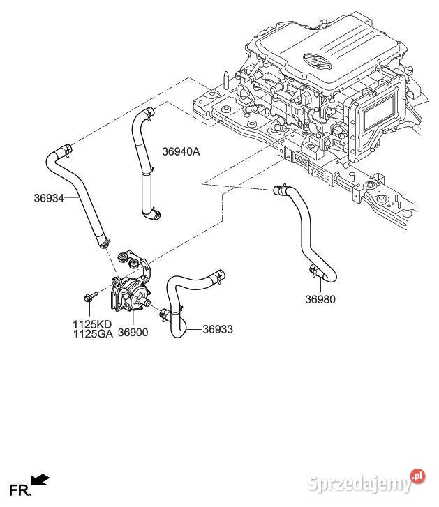 369100E500 Hyundai Ioniq EV elektryczna pompa Wadowice sprzedam