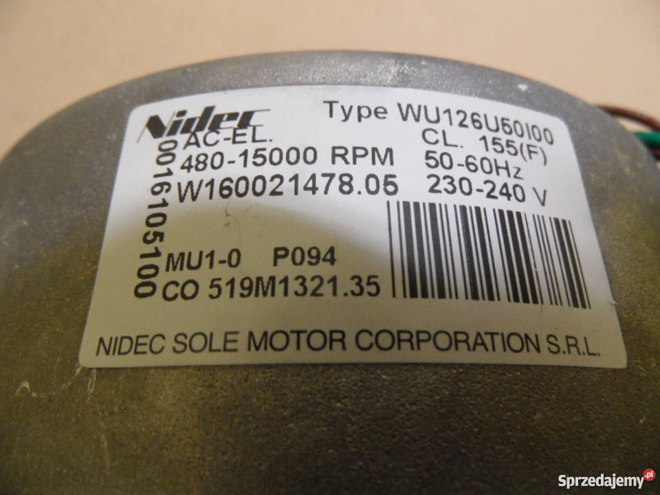 silnik pralki indesit iwe61251