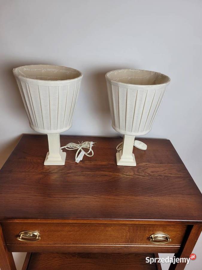 Lamki nocne Riwiera Maison białe sprzedam