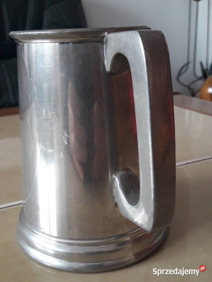 Kufel sygnowany ze szklanym dnem Anglia